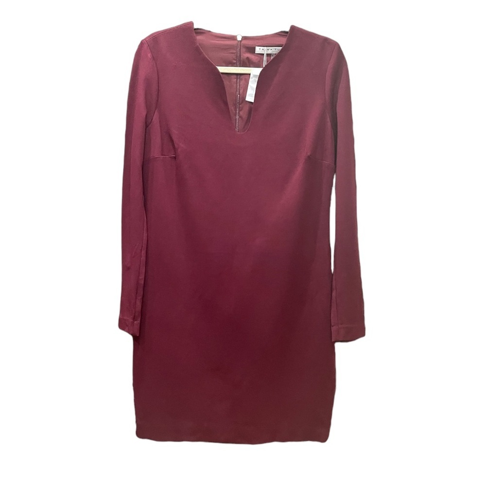 Trina Turk Shiraz burgundy dress NWT - Picture 2 of 8